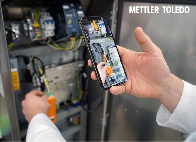 梅特勒-托利多增加了ar技术的客户支持,提高产品检测运行时间方面的标